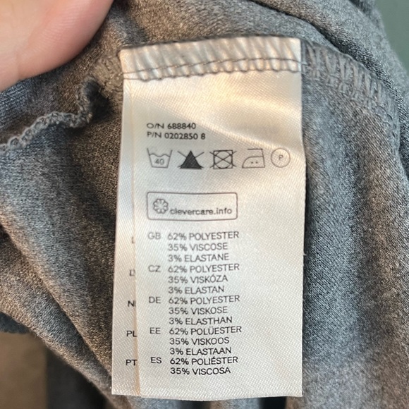 Grey Spaghetti Strap Dress H & M size L - Picture 6 of 6